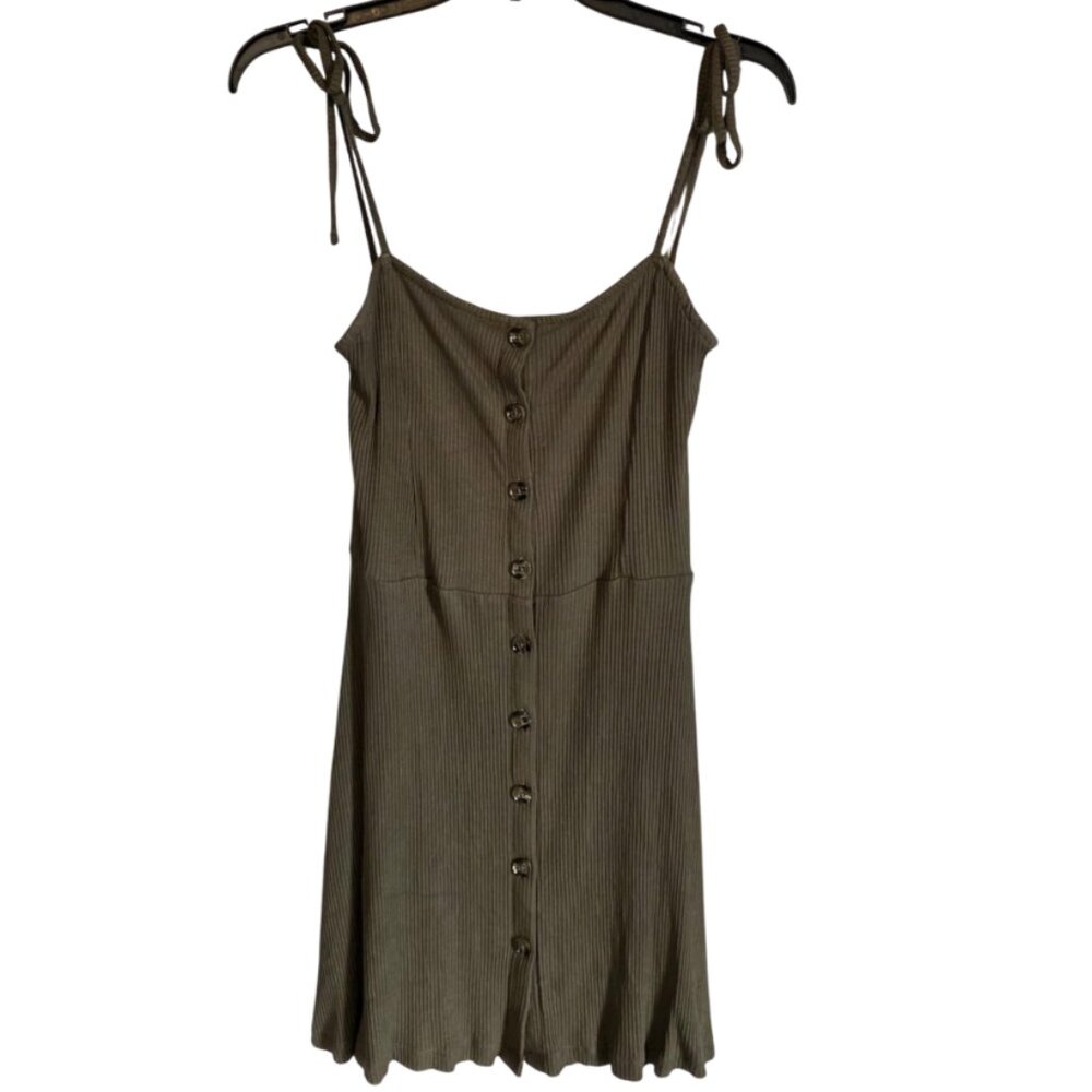 EUC TopShop Button Down Spaghetti Strap Mini Dress